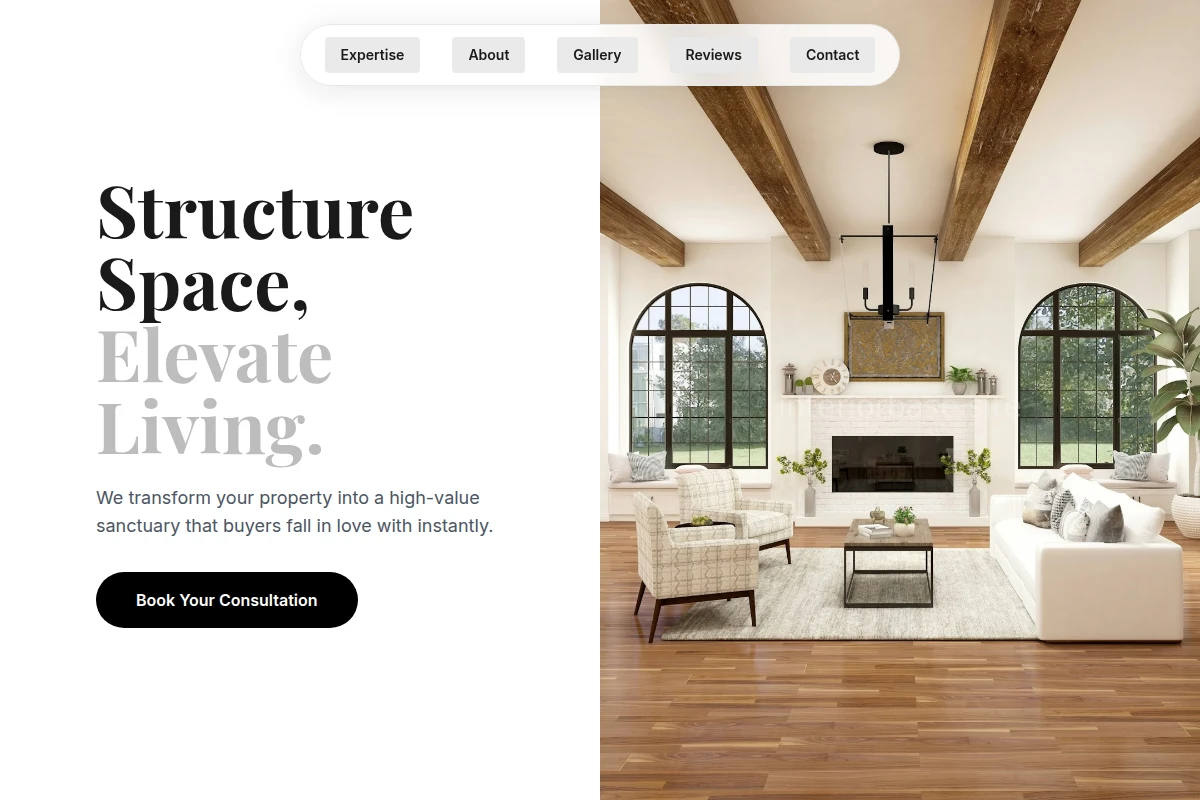 Symmetrical Home Staging